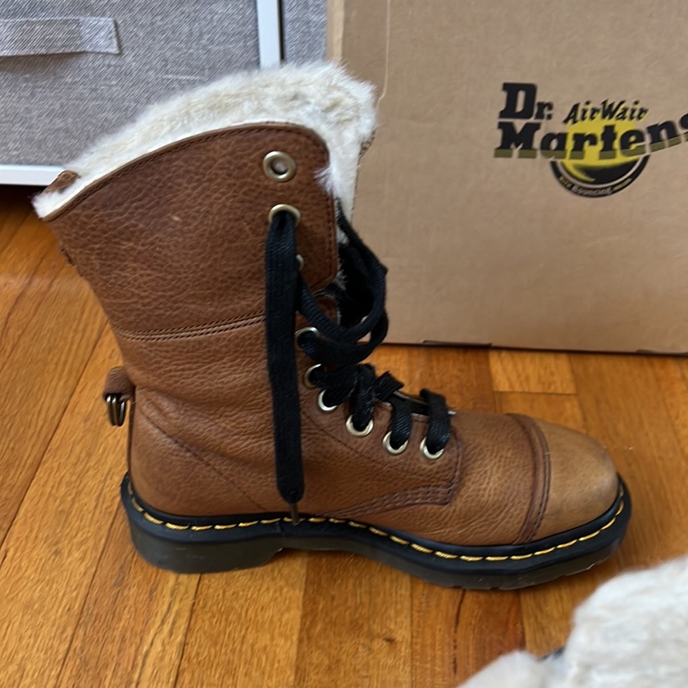 Doc Marten furlined boots